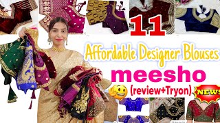 Meesho Top 11 Affordable Designer Blouse Haul | READYMADE BLOUSE HAUL | by GLAMBEAUTYY'S