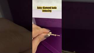 Caratlane Most beautiful baby diamond kada #unboxing #diamondjewellery #youtubeshorts