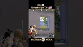 FASTEST😈  DOUBLE SNIPER KING 👑 PUBG BGMI | DANGER RAKA🔥#shorts #short #viral #sniper #trending #pubg