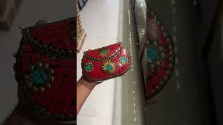 کیف مجلسی سنگ فیروزه کوبی شیک و زیبا| beautiful bag