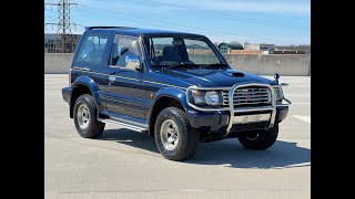 1995 Mitsubishi Pajero Bluemoon turbo-diesel walk-around video