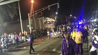 St. Augustine marching 100 “under the bridge”Hermes Parade 2019