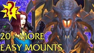 EASY MOUNTS  - 20+ More Easy To Get Mounts in World of Warcraft