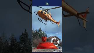 Fire and rescue helicopter pilots as mad skills #helicopter #rescue #fire #skill #wild #shorts