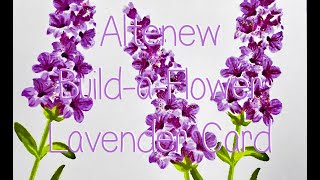 Altenew Build a Flower Lavender Card