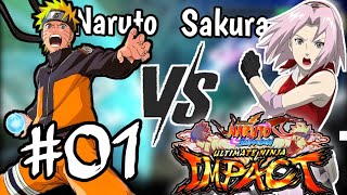 Naruto vs Sakura | Naruto Shippuden Ultimate Ninja Impact gameplay Hindi #01