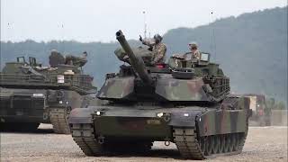 Zero Range Test of M1 Abrams at Rodriguez Live Fire Complex, South Korea