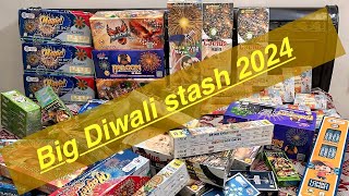 Big Diwali fireworks stash | crackers stash 2024 | Diwali 2024 | skyshots | sonnyvinayga |