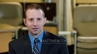 Watch Dr. Matthew Thompson, MD, talk about one of the many benefits of being an ophthalmologist.