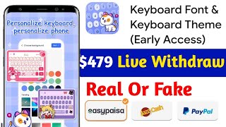 Keyboard Font & Keyboard Theme real fake