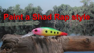 Paint Shad Rap style