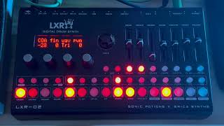 Erica Synths LXR-02 drum synth: Cave Mining pt1. Listen to the chime on that kick!