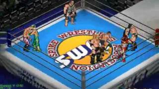 RumbleMania - Tsuruta vs Taker vs Liger vs Punk vs Ultimo vs Nakajima vs Bison vs Kid Part 1/2