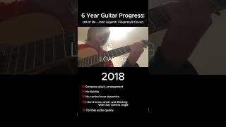 6 Year Guitar Transformation! #shorts #fingerstyle #guitartranformation #guitar #fingerstyleguitar