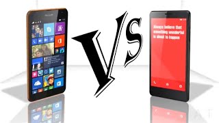 Microsoft Lumia 535 Vs Xiaomi Redmi Note