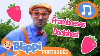 Canção do Framboesa Arco-Íris do Blippi! | Cante com o Blippi Brasil!