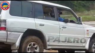 Pajero Recovering a Mahindra Thar I Offroad Winching