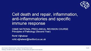 Cell Death, Repair & Inflammation Part 2