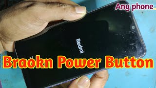 😥 How To Switch On Phone Without Power Button | Use Phone without Power Button | Broken Power Button