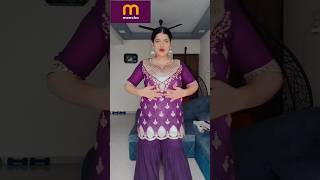 Meesho Festive Dress Haul | Party Wear Top Sharara & Dupatta @Meesho #meeshopartyweardress #viral