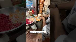 Cheese Paneer Shawarma😋 Indian Street Food | #shorts #ytshorts #foodlover #streetfood  #cheese