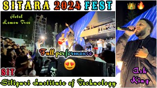 SITARA 2024🎤😎 | ENGINEERING COLLEGE FEST | SILIGURI INSTITUTE OF TECHNOLOGY | ASH KING Live Music