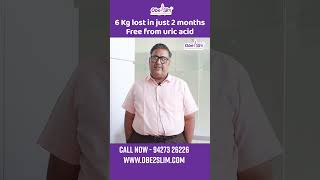 Gautam Jain's Inspiring Weight Loss Journey with Obe2Slim: Disease Reduction & 6 kg Loss in 2 Months