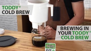 Brewing in Your Toddy® Cold Brew System