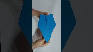 Avião de papel incrível ‐ Origami  #shorts