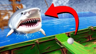 GOLFING WITH SHARKS! (Golf It)