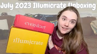 July 2023 Illumicrate and Evernight Unboxing || First box in the new subscription!!!