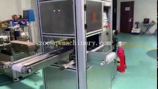 automatic stretch film soap wrapping and labelling machine video