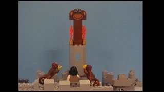 Revenge of the Monkeys -Fall 2016 Lego Stop-Motion Animation Class Video Brickfilm