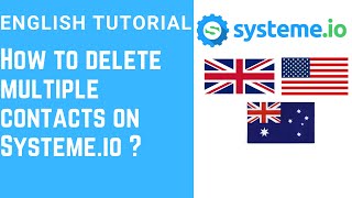 How to delete multiple contacts on Systeme.io ?