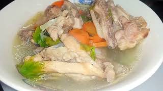 SEGER BENER RESEP SOP TULANGANN AYAM MUDAH SIMPLE HANYA PAKAI BUMBU BAWANG