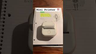 Mini printer. Link in Bio #miniprinter #business #viral #tiktokmademebuyit #shorts