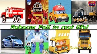 Robocar Poli in real life! Educational video for kids! New cartoons about cars 29