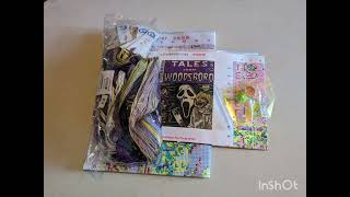 #outdoortide Tales From Woodsboro Stamped Cross Stitch Unboxing.