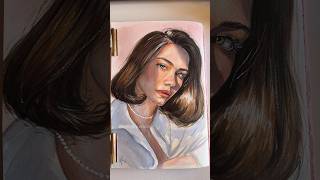 Портрет акварелью, процесс рисования | Watercolour portrait, drawing process