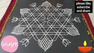 Rangoli|Kolam|Kambi kolam|Neli Kolam|Simple Sikku Kolam|Friday Kolam|Festival Kolam|Kolam Design