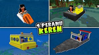 4 PERAHU BARU YANG HARUS ADA DI MINECRAFT - MCPE 1.16.40