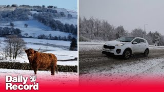 Scotland snow maps predict three-day flurries and freezing -11C temperatures