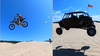 Jumps, Trails, & Wheelies in Coos Bay Dunes, OR (Boxcar, Hauser, Spinreel, @ Bull Run areas)