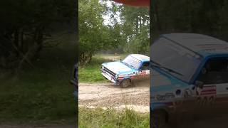 Ford Escort MK2 Sideways Rallying SS Cropton Trackrod Rally Yorkshire🇬🇧🏁#2wheels #action #mistake