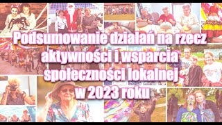 Podsumowanie działań pozaustawowych w 2023 roku