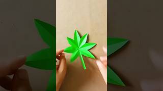 Beautiful Maple Leaf With Paper | Faiez Art And Craft #shorts #ytshorts  #art #craft