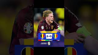 Belgium won against Romania at Euro 2024 #belgium #romania #euro2024 #uefa #fifa