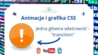 Jedna główna właściwość - "transition" | #69. CSS – przejścia | One main property