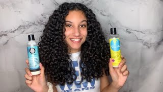 Trying the LOC METHOD | how to get moisturized curls