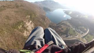 Aiguebelette, 1er vol de l'année, 24 janvier 2016